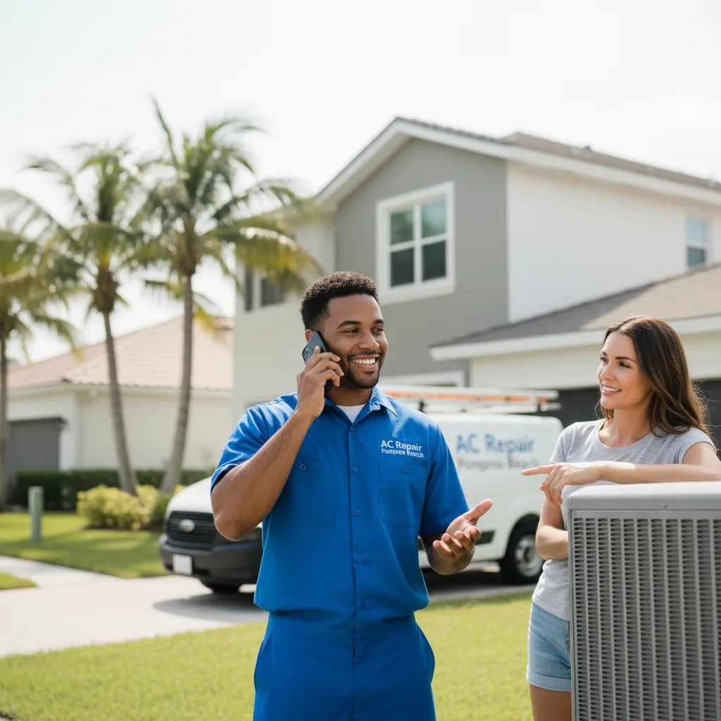AC Repair Pompano Beach customer support in Robersonville